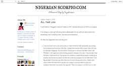 Desktop Screenshot of nigerianscorpio.com